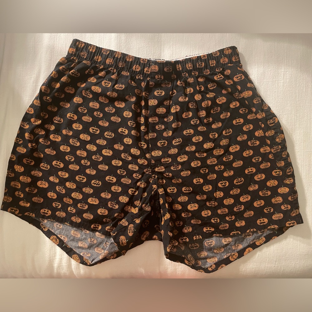 J Crew pumpkin print boxers